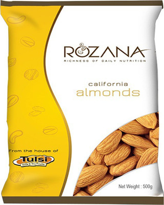 

Tulsi California Rozana Almonds(500 g, Pouch)