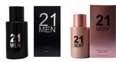 

Perfume King Exotic 21 Men Black And 21 Sexy Combo Perfume 200 ML Eau de Parfum - 200 ml(For Men & Women)