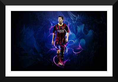 

Spirit Of Sports - FC Barcelona Lionel Messi - Football - Motivational Poster - Premium Quality Framed Poster Paper Print(17 inch X 12 inch)