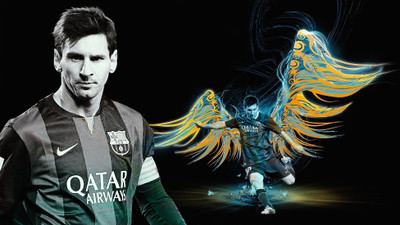 

Spirit Of Sports - FC Barcelona Lionel Messi - Football - Motivational Poster - Premium Quality Poster Paper Print(17 inch X 12 inch)