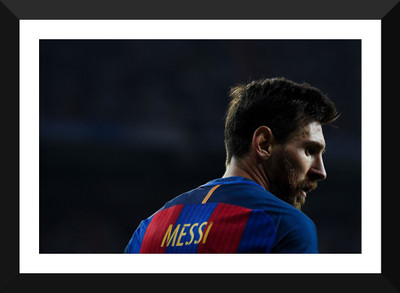 

Spirit Of Sports - FC Barcelona Lionel Messi - Football - Motivational Poster - Premium Quality Framed Poster Paper Print(17 inch X 12 inch)