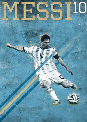 

Spirit Of Sports - FC Barcelona Lionel Messi - Football - Motivational Poster - Premium Quality Poster Paper Print(17 inch X 12 inch)