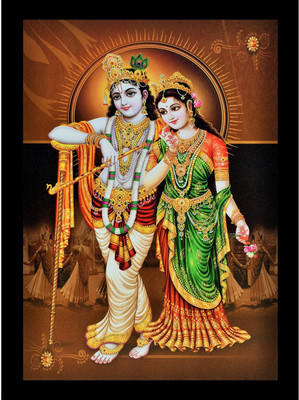 

Sparkle Print Photo Of Radha Krishna Without Frame (20 X 28 Inches) Fine Art Print(28 inch X 20 inch, Rolled)