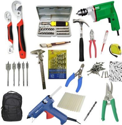 Gauba Traders 234 pcs GBT Power Tools Power & Hand Tool Kit(234 Tools)