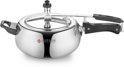 

Hotsun Daisy Pressure Cooker 5.5Ltr-Silver-Induction Base 5.5 L Induction Bottom Pressure Cooker(Aluminium)