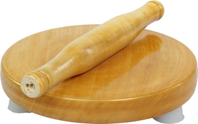 

Desi Toys Rolling Pin pretend play set, Chakla Belan made in wood