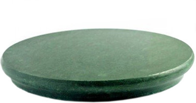 HALO NATION HALO NATION Green Marble Chakla - 9 Inches Diameter - Single Stone Carved Rolling Pin Board , Roti Maker - From Banks of Holy River Narmada … Board(Green, Pack of 1) available at flipkart for Rs.299