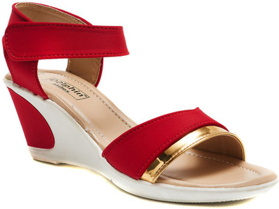 

Dolphin Miles Women Red Wedges