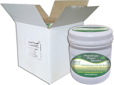 

Ecoplanet Aromatherapy Scrub Salt Base Anti Oxidant (Red Grapes) Scrub(1000 g)