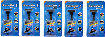 

Super Max SuperMax Swift Razor Set ( 5 Razors, 30 Refills)(Pack of 5)