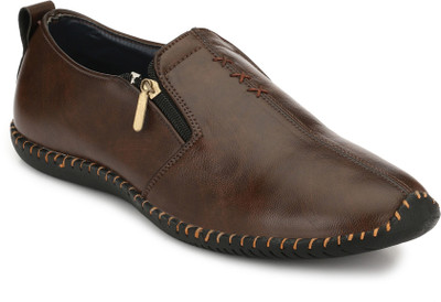 

Prolific Zipper Casuals For Men(Brown