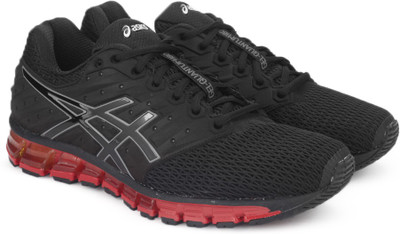 

Asics GEL-QUANTUM 180 2 Running Shoes For Men(Black, Black/onyx/vermilion