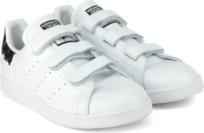 

ADIDAS ORIGINALS STAN SMITH CF W Sneakers For Women(Black, White, Ftwwht/ftwwht/cblack