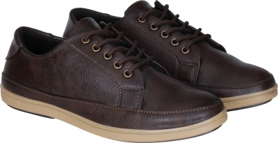 fOOTISTA Vixen Sneakers For Men(Brown , 10)