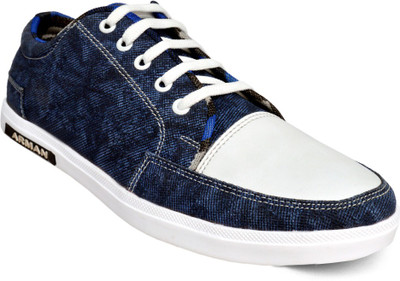 

KRAAZA K13B18 Canvas Shoes For Men(Blue