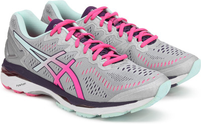 

Asics GEL-KAYANO 23 (D) Running Shoes For Women(Multicolor, Slv/pnk glw/prch pp