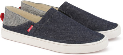 

Levi's Denim slip on Loafers For Men(Blue