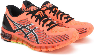 

Asics Gel-Quantum 360 2 Women Running Shoes For Women(Orange, Flash coral::black::silver