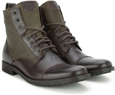 

Levi's Cow boy Boots For Men(Brown