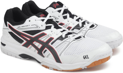 

Asics GEL-ROCKET  Multi-Court Shoes For Men(White, White/black/vermilion