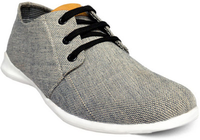 

KRAAZA K13B34 Canvas Shoes For Men(Grey