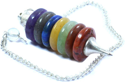

Reiki Crystal Products Chakra Ring Douser – Reiki healing – Vastu – Feng Shui – Crystal Healing Decorative Showpiece - 7 cm(Crystal, Multicolor)