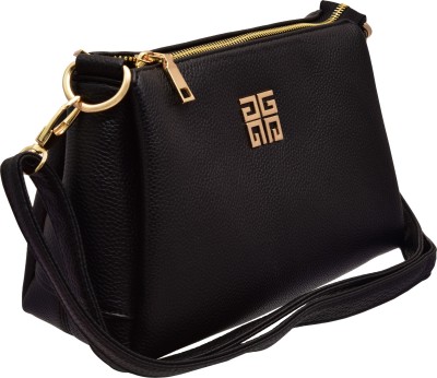 

Tap Fashion Women Casual Black PU Sling Bag