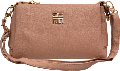 

Tap Fashion Women Casual Pink PU Sling Bag