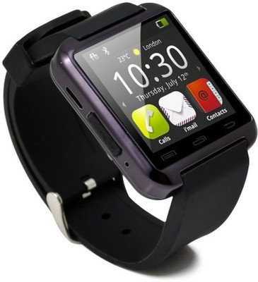 

ESTAR Presenting Bluetooth Smartwatch with Sim- Card Support Compatible with BlackBerry Curve 8520 Black Smartwatch(Black Strap Free Size)