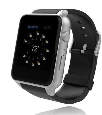 

ESTAR Presenting Bluetooth Smartwatch with Sim- Card Support Compatible with Benq F3 Silver Smartwatch(Black Strap Free Size)