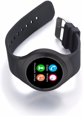 

ESTAR Presenting Bluetooth Smartwatch with Sim- Card Support Compatible with Asus ZenPad 8.0 Z380C Black Smartwatch(Black Strap Free Size)