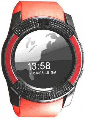

ESTAR Presenting Bluetooth Smartwatch with Sim- Card Support Compatible with Asus ZenPad 8.0 Z380KL Red Smartwatch(Red Strap Free Size)