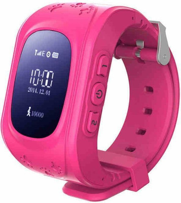 

ESTAR Presenting Bluetooth Smartwatch with Sim- Card Support Compatible with BlackBerry Curve 9220 Pink Smartwatch(Pink Strap Free Size)