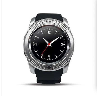

ESTAR Presenting Bluetooth Smartwatch with Sim- Card Support Compatible with Asus ZenPad C 7.0 Silver Smartwatch(Black Strap Free Size)
