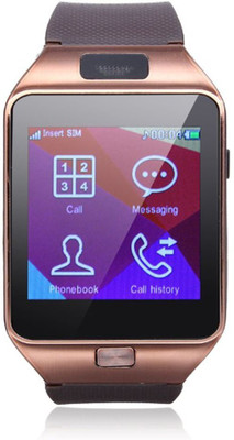 

ESTAR Presenting Bluetooth Smartwatch with Sim- Card Support Compatible with Benq F5 Gold Smartwatch(Brown Strap Free Size)