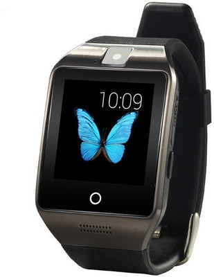 

ESTAR Presenting Bluetooth Smartwatch with Sim- Card Support Compatible with BlackBerry Bold Touch 9900 Black Smartwatch(Black Strap Free Size)