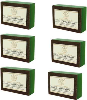 

Khadi Natural Organic Apricot Scrub Soap(750 g)