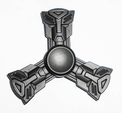 

Krypton TRANSFORMER METAL HIGH SPEED BEST QUALITY COOL LOOK FIDGET HAND SPINNER MINI 2 MINT SPIN TOYS(Black)