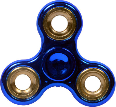 

Akky Akky Premium Hand Spinner Toy high speed With Hybrid Bearings Stress Buster Finger Senosrial Fidget Toy.(Blue)