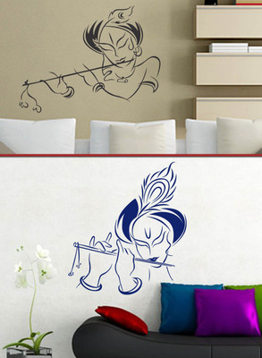 

Trends on Wall  Spiritual Sticker(Pack of 2, Grey;blue