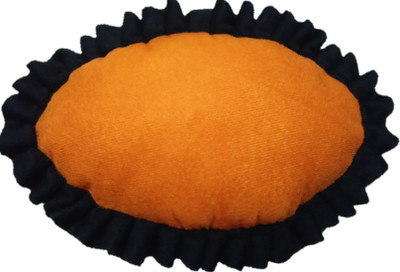 

Aparshi Oval shape stuffed soft cushion for children - 30 cm(Orange)