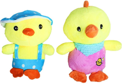 

toyjoy Duck 20cm cute animal combo soft stuffed toy for kids/boys/girls/children - 20 cm(Yellow)