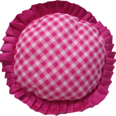 

Aparshi Circular pinky soft stuffed cushion toy for children - 30 cm(Pink)