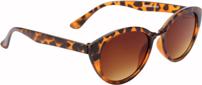 

Barbarik Cat-eye Sunglasses(Brown)