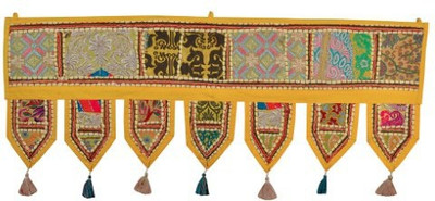 

Lal Haveli Handmade Cotton Wall Tapestry Decorative Door Hanging Toran(Cotton)