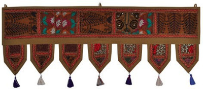 

Lal Haveli Handmade Cotton Wall Tapestry Decorative Door Hanging Toran(Cotton)