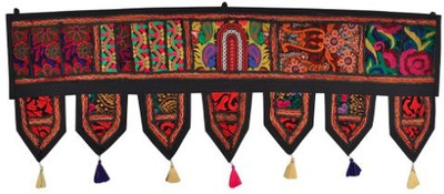 

Lal Haveli Home Decor Wall Hanging Embroidered Tapestry Door Toran(Cotton)