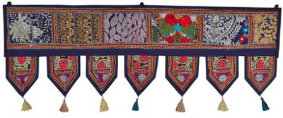 

Lal Haveli Home Decor Wall Hanging Embroidered Tapestry Door Toran(Cotton)