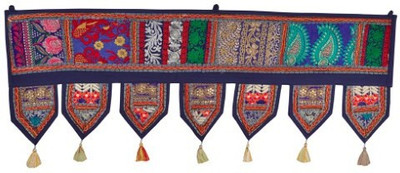 

Lal Haveli Handmade Cotton Wall Tapestry Decorative Door Hanging Toran(Cotton)