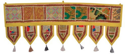 

Lal Haveli Handmade Cotton Wall Tapestry Decorative Door Hanging Toran(Cotton)